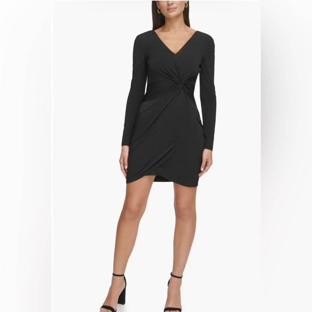Guess Black Long Sleeves Dress NWT